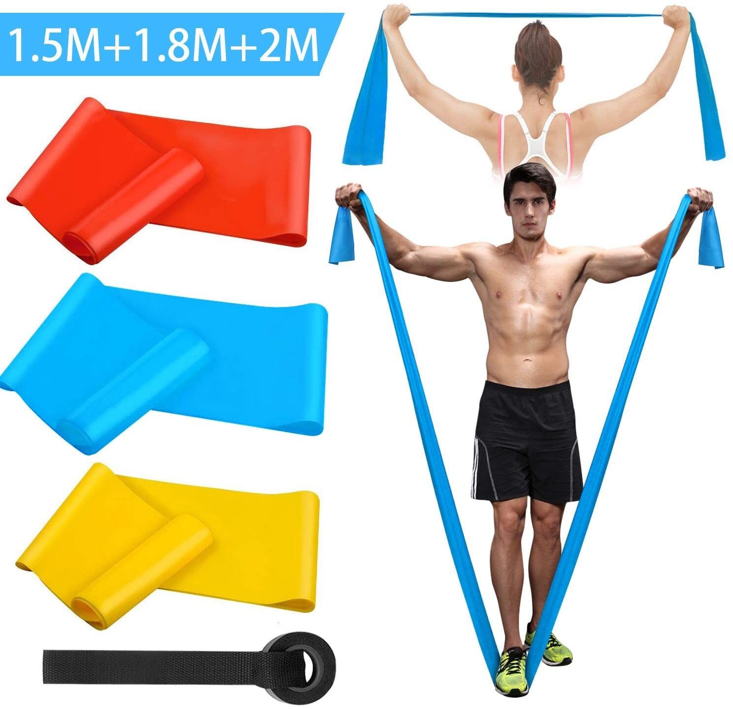 Crossfit Belt - Fasce elastiche per fitness 3 pezzi