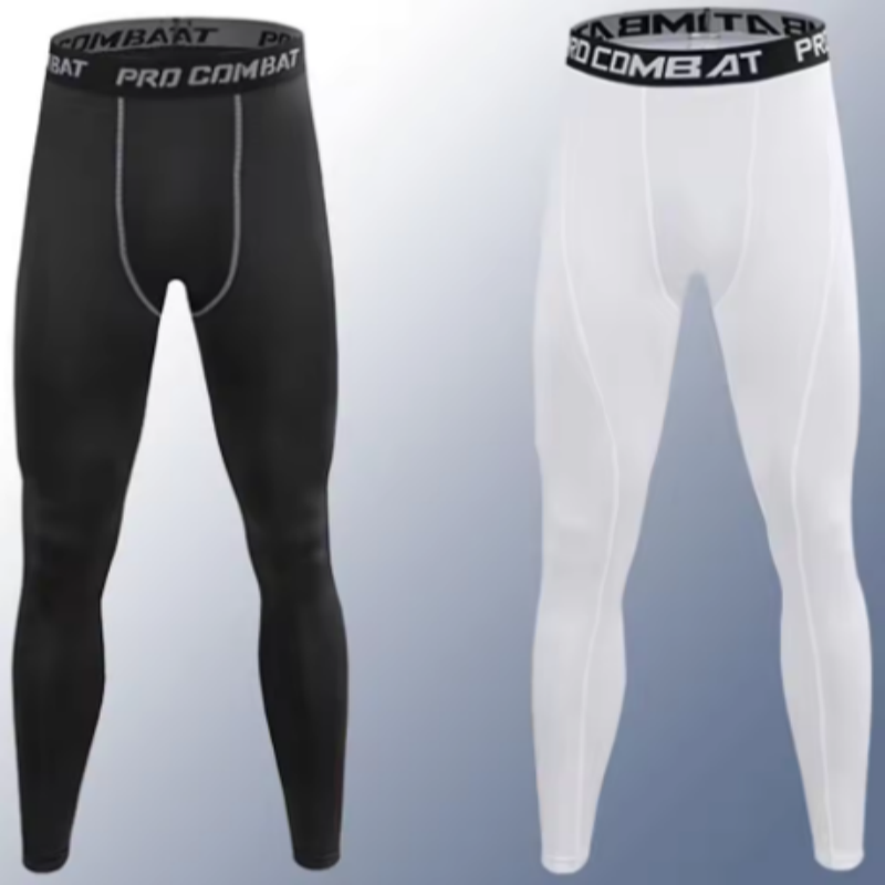 Crossfit Victory - Leggings Sportivi da Uomo a Compressione