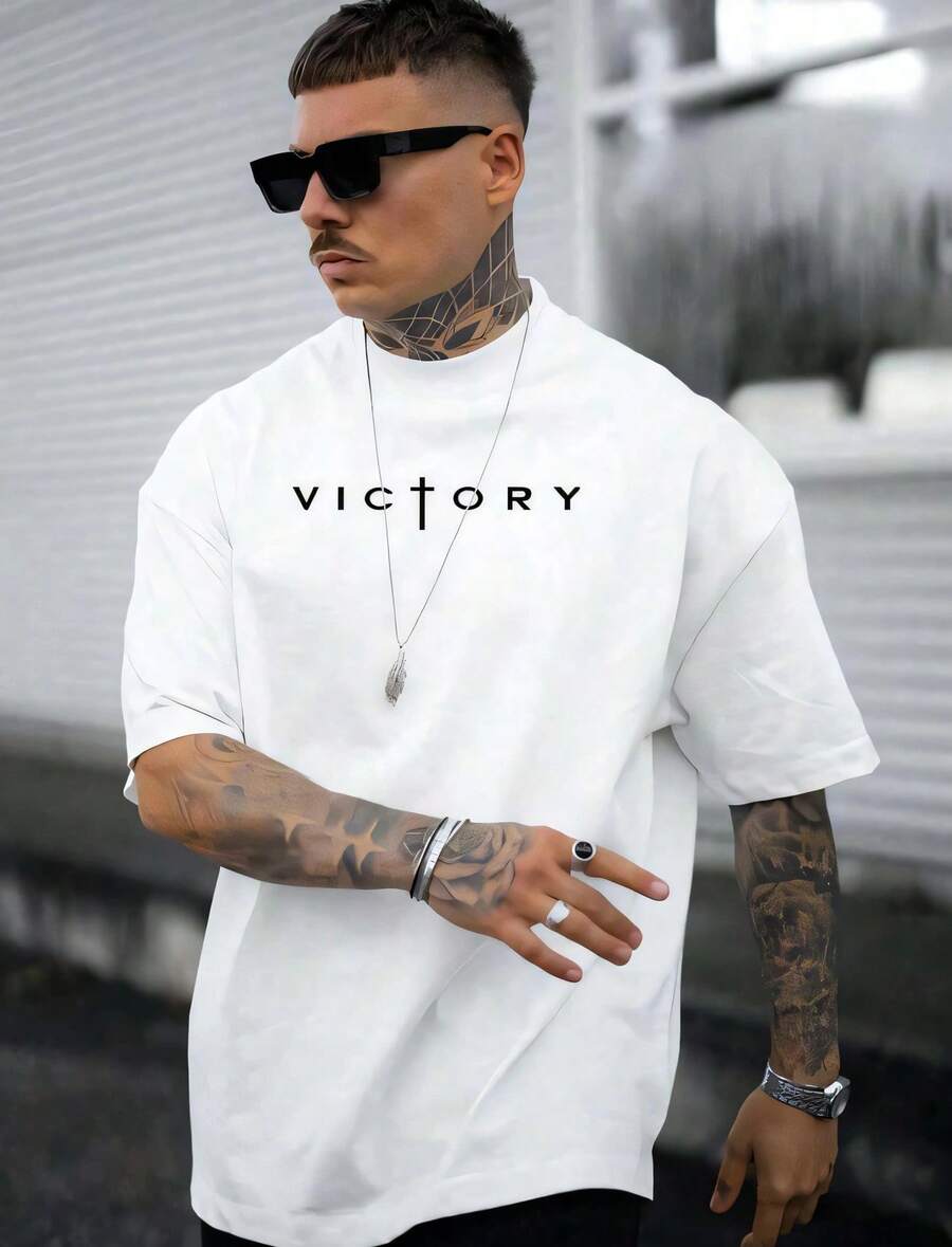 1 pezzo T-shirt nera da uomo c - Crossfit Victory recensione e prezzo