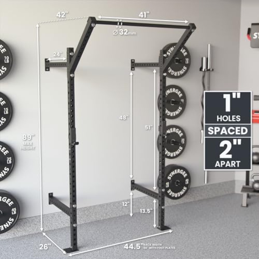 Rack per squat a parete per us - Pull Up Bar recensione e prezzo